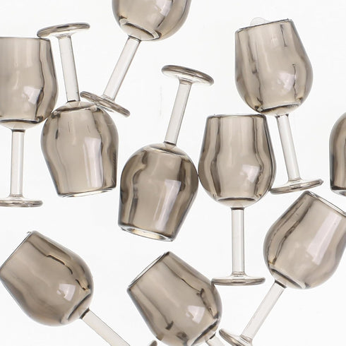 Toddmomy Doll Glasses Mini Wine Glasses 10Pcs Miniature Dollhouse Wine Glasses 1: 12 Kids Dollhouse Kitchen Toys Dollhouse Accessories Miniature B...