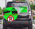 50 Pcs Parking Violation Stickers Notice Parking Violation StickersTow Stickers for Car Vehicle Private Warning Tag Adhesive Car Window Fluorescen...