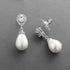 Mariell Pearl Bridal Wedding Drop Earrings with CZ Crystals for Brides, Bridesmaids, Birthday Gift...