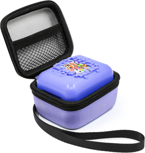 EVA Hard Carrying Protection Case for Bitzee Interactive Toy Digital Pet Case, Purple Small Hard Case Storage Holder for Electronic Gadgets Toys w...
