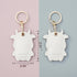 2 Pack Cute Cow Airtag Leather Keychain Holder Case, Kawaii Cow Key Ring Cover for Apple Airtag for Women Girls...