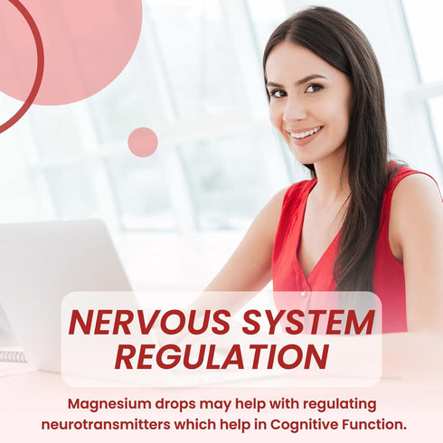 Potassium Magnesium Citrate Supplement, Liquid Magnesium Citrate Drops 500mg with Ashwagandha, Calcium, Zinc, Vitamin D3, B6, B12, CoQ10 - Support...