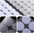 Self Adhesive Dots,600 Pcs (300 Pairs) 0.78"/20 mm Diameter Transparent Sticky Back Thin Clear Dots with Adhesive,Hook & Loop Dots with Waterproof...