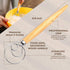Danish Dough Whisk Bread Mixer?2 Pack Premium Stainless Steel Dutch Whisk With a Dough Scraper for Bread, Pastry or Pizza Dough - Perfect Baking...