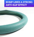 Universal Soft Silicone Steering Wheel Cover,Anti-Slip Steering Cover,Breathable Great Grip Cover for Steering Wheel,13“-15” Steering Wheel Protec...