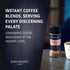 DAVIDOFF Crema Intense Instant Coffee - Smooth and Rounded - Full-body. Delicate Aroma and Elegant Acidity - 100% Arabica Beans - 9/12 Intensity. ...