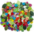 200 Pcs Handmade Mixed Mulberry Paper flowers Petals and Leaves Scrapbooking Wedding DIY Craft Supplies Card (10 Colors Flowers/Green Tone Leaves)...