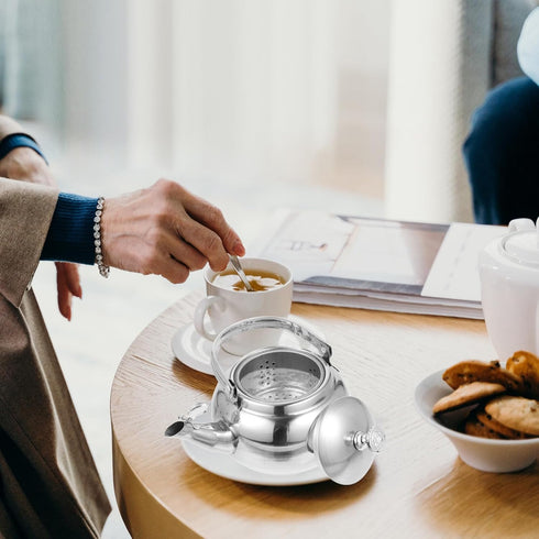 MAGICLULU 1pc Stainless Steel Whistle Kettle Mini Whistling Teapot Metal Whistling Tea Kettle for Home Kitchen Tea Coffee (5.50inch/14cm)...