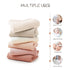 Konssy Muslin Baby Burp Cloths Sets for Unisex- 6 Pack Large 100% Cotton Burping Clothes for Newborn?Baby Girls and Boys...