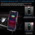 Wireless Car Charger,15W Qi Fast Charging, Automatic Sensor Auto-Clamping Car Phone Holder, Windshield Dashboard Air Vent Car Phone Mount, Q3-US...