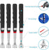 Rechabite 4 Pieces 20LBs Telescoping Magnetic Pickup Tool, with Pen Clip Design, Magnet Stick Rod Extendable 7" to 30.5" for Men, Birthday, Father...