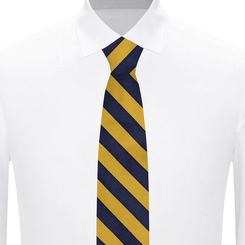 Jacob Alexander Stripe Woven Men's Slim 2.75" College Striped Tie...