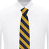 Jacob Alexander Stripe Woven Men's Slim 2.75" College Striped Tie...