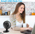 COO Small USB Desk Fan - 3 Speeds Powerful Airflow Fan, Small Mini Portable Fan for Home Office Bedroom Table & Desktop, Small Quiet Electric Fan ...