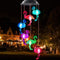 Flamingo Solar Wind Chimes for Outside, Waterproof LED Solar Powered Memorial with Lights, Housewarming Gifts for Garden Outdoor Patio Yard Lawn D...