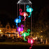 Flamingo Solar Wind Chimes for Outside, Waterproof LED Solar Powered Memorial with Lights, Housewarming Gifts for Garden Outdoor Patio Yard Lawn D...