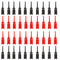 40Pcs Mini SMD Ic Test Hook Clip Grabbers Probe Jumper for Electronic Experiment (20 Red + 20 Black)...