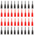 40Pcs Mini SMD Ic Test Hook Clip Grabbers Probe Jumper for Electronic Experiment (20 Red + 20 Black)...