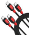 USB C to USB C Cable 120W 2-Pack, 6ft+10ft USB Type C Cable Fast Charging Compatible with Samsung S22/S22 ultra/S21/S20, MacBook Air/Pro iPad Mini...