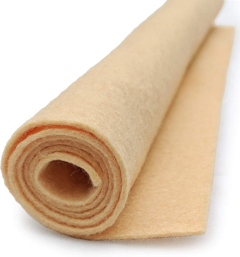 Buttercream - Pastel Orange - Wool Felt Giant Sheet - 35% Wool Blend - 1 36x36 inch XXL Sheet...