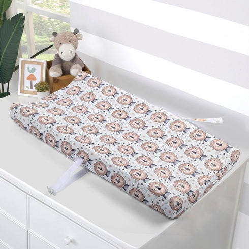 Changing Table Pad Cover Elastic Changing Pad Cover Premium Baby Changing Pad Cover 2 Pack for Boys Girls Unisex Soft Comfortable Safety (Whale & ...