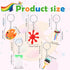 Tudomro Art Paint Party Favors Keychain Art Paint Splatter Palette Brush Keychain for Kids Artist Party Gift Supplies...