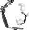 ChromLives Camera L Bracket Mount Video Grip L-Bracket with Dual Flash Cold Shoe Mount 1/4'' Tripod Screw, Heavy Duty Padded Hand Grip for DSLR Ca...
