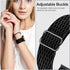 Swhatty Stretchy Nylon Solo Loop Bands Compatible with Apple Watch 38mm/40mm/41mm/42mm for Series 10, Adjustable Braided Sport Elastics Women Men ...