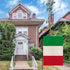 Italy Flag Italian Garden Flags 12x18 Double-Sided Small Burlap Yard Flag Decorations for Outdoors(Italy)...