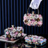 Women Clutches Flower Evening Handbag Chain Strap Shoulder Bag handbag Wedding bag purse...