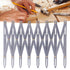 Sewing Ruler, Aluminum Crafting Sewing Gauge Ruler Seam Guide Ruler Seam Gauge Sewing Supplies DIY Adjustable Length for Buttons, Pleats & Crafts...