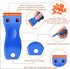Plastic Blade Scraper, 5PCS Razor Scraper Tool 100PCS Double Edged Blades, Cleaning Scraper Remover for Decals, Stickers, Labels, Caulk, Adhesive,...