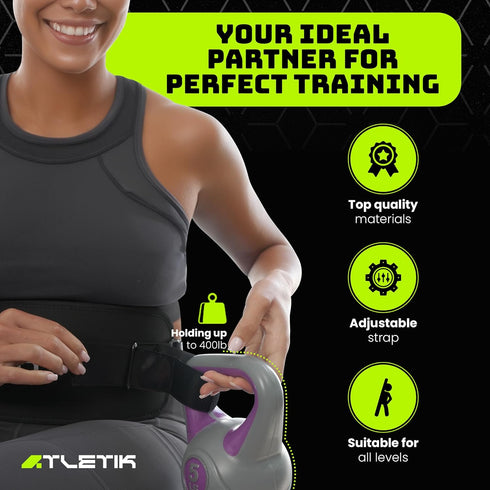 | Hip Thrust Belt for Dumbbells Heavy, Easy to Use with dumbbells, Kettlebells, or Plates, Dumbbell Strap for Hip Thrust for Home Workouts, Booty ...