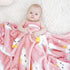 TILLYOU Toddler Blanket for for Boys Girls, Flannel Fuzzy Baby Blanket for Boys Girls, 40x50 Inches, Pink Cloud...