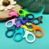 60Pcs Hard Plastic Lobster Claw Clasps Clip,12Colors Jewelry Necklace Clasps Metal Alloy Lobster Clasps?Curved Clip Fastener Hook for for DIY Jewe...