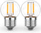 E26 Low Light Bulbs,1Watt G40 Edsion Small LED Light Bulbs Equal to 10w Incandescent,2700k Warm White for Bedside Lights, Wall Lights, Porch Light...