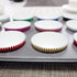 Eoonfirst Silver Foil Cupcake Case Liners Baking Muffin Paper Cups 198 Pcs...