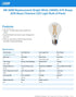Feit Electric LED Clear A19 Medium Base Light Bulb - 60W Equivalent - 15 Year Life - 810 Lumen - 3000K Bright White - Dimmable | 4-Pack...