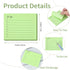 EOOUT 10 Pack Lined Sticky Notes, 3"x4", 500 Sheets, to Do List Notepad, Sticky Notes with Lines, to Do List Planner?Square Sticky Notes for Offic...