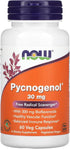 NOW Supplements, Pycnogenol 30 mg (a Unique Combination of Proanthocyanidins from French Maritime Pine) with 300 mg Bioflavonoids, 60 Veg Capsules...