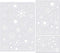 Christmas Snowflake Stencil Template, Reusable Plastic Craft Drawing Painting Stencil Journal Template for Window Glass Wall Door Card Scrapbook N...