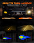 SEALIGHT 9145 H10 Yellow LED Fog Light Bulbs, 13,000LM 600% Brightness 9045 H10 Led Bulb Yellow Fog Lamps, 3000K Amber Strong Penetration 9140 904...