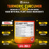 6 in 1 Turmeric Curcumin + Ginger Capsules, 95% Curcuminoids, Equivalent to 13050mg, with Ginger, Garlic Bulb, Bromelain, Moringa, Black Pepper, J...