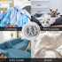 4 Pack Reusable Washing Machine Lint Catcher, Removable Hair Filter Cleaning Mesh Bag, Household Floating pet Fur Catcher...