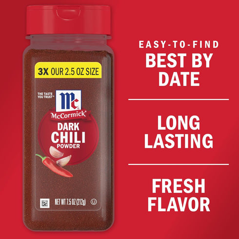 McCormick Dark Chili Powder, 7.5 Oz...