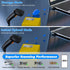 Bluetooth Wireless Barcode Scanner with Stand,Alacrity 3-in-1(Bluetooth & 2.4GHz Wireless & USB Wired) Bar Code Reader,1800mA*H Rechargeable Batte...