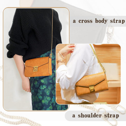 KASBEE Purse Chain Strap, Gold Chain Purse Strap, Crossbody Chain Strap for Purse Shoulder Bag, 47 Inch...