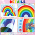 Double Sided Rainbow Play Alphabet Arch Mats Colorful Foam Letters ABC Educational Alphabet for Alphabet Recognition Activity Baby Toddlers Kids (...