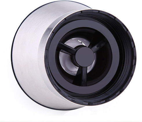 BlueSnail Stainless Steel Manual Grips Glass Salt Pepper Grinder Seasoning Bottle (5.1", Silver)...