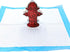 GLOGLOW 10Pcs Dog Pee Pad Trainer, Paper Fire Hydrant Target Pet Diaper Pad for Male Puppies Dogs Potty Training 18.5 x 10cm/7.3 x 3.9in...